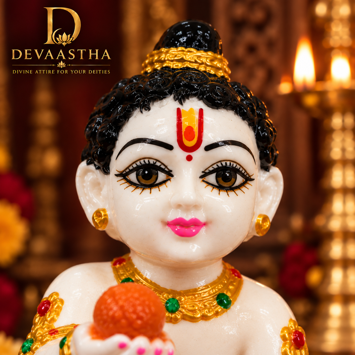 Laddu Gopal Ji (Marble Dust) 5 No