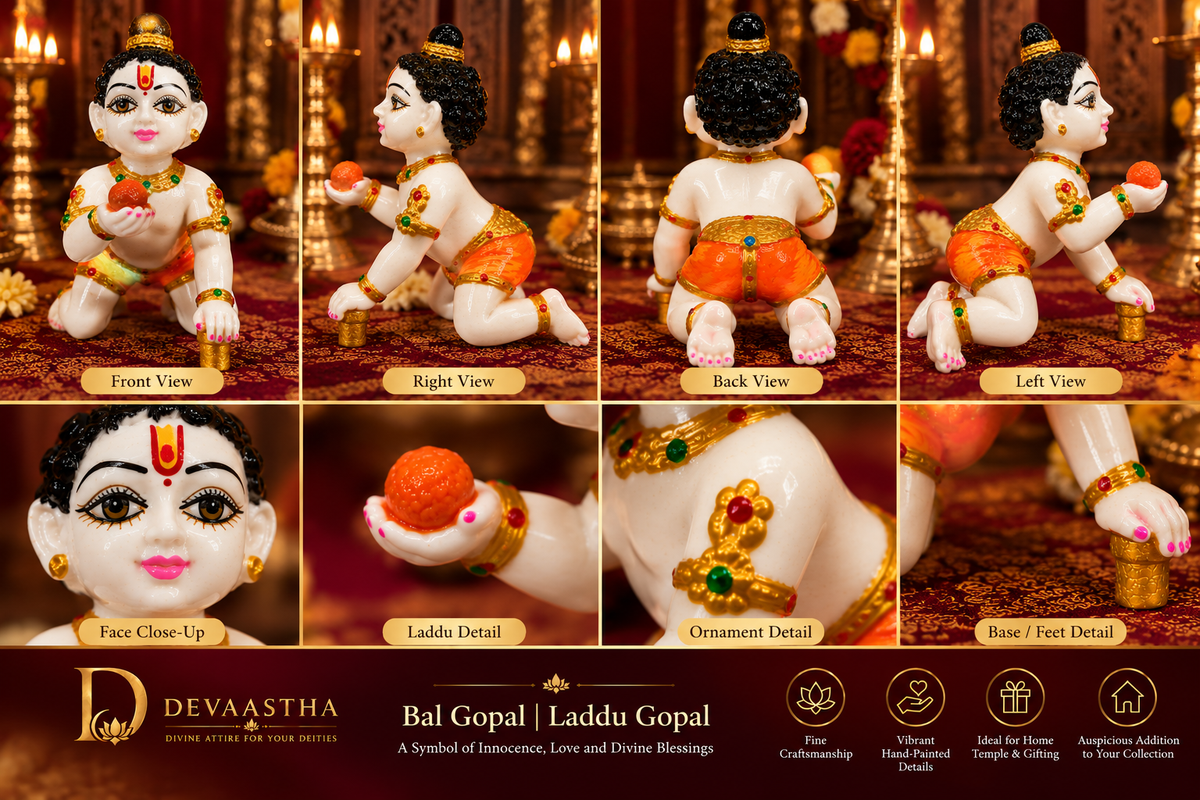 Laddu Gopal Ji (Marble Dust) 5 No