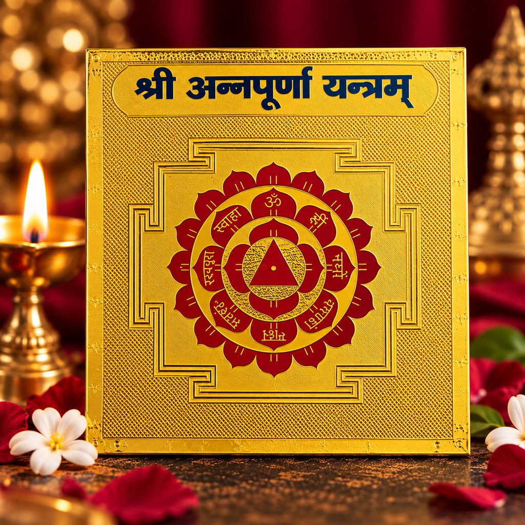 DEVAASTHA Annapurna Yantra — macro detail