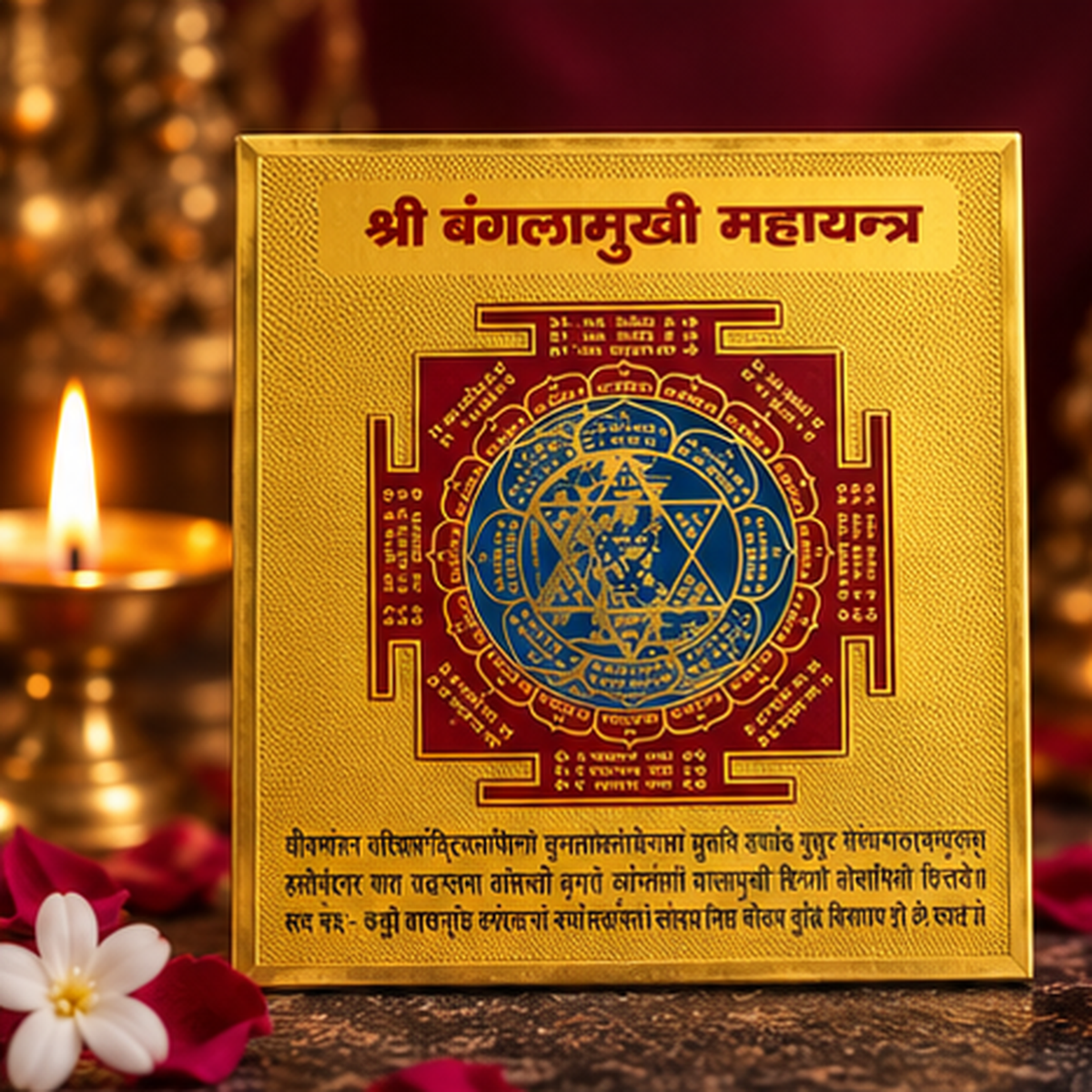 DEVAASTHA Bagalamukhi Yantra — hero front view
