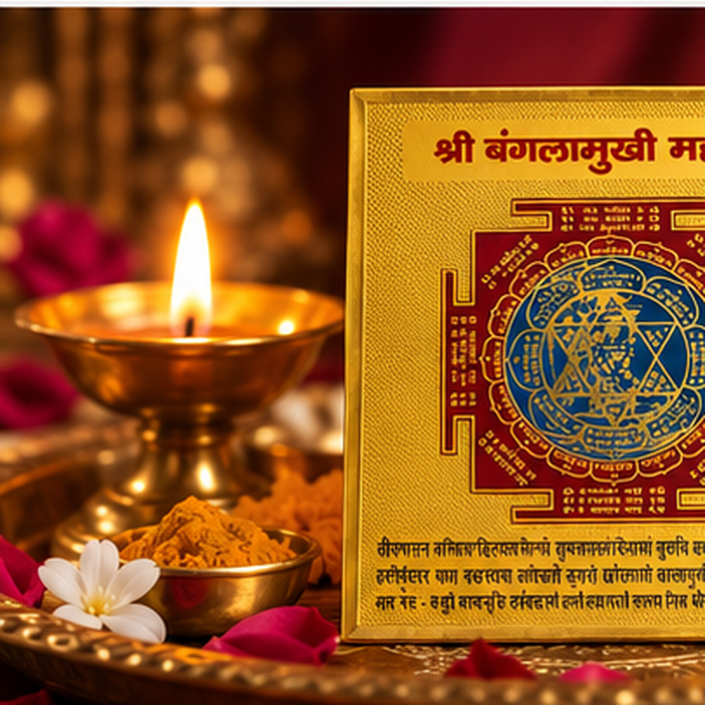 DEVAASTHA Bagalamukhi Yantra — devotional presentation