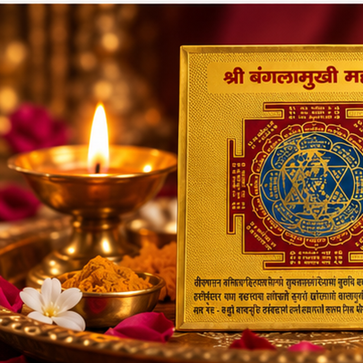 DEVAASTHA Bagalamukhi Yantra — devotional presentation