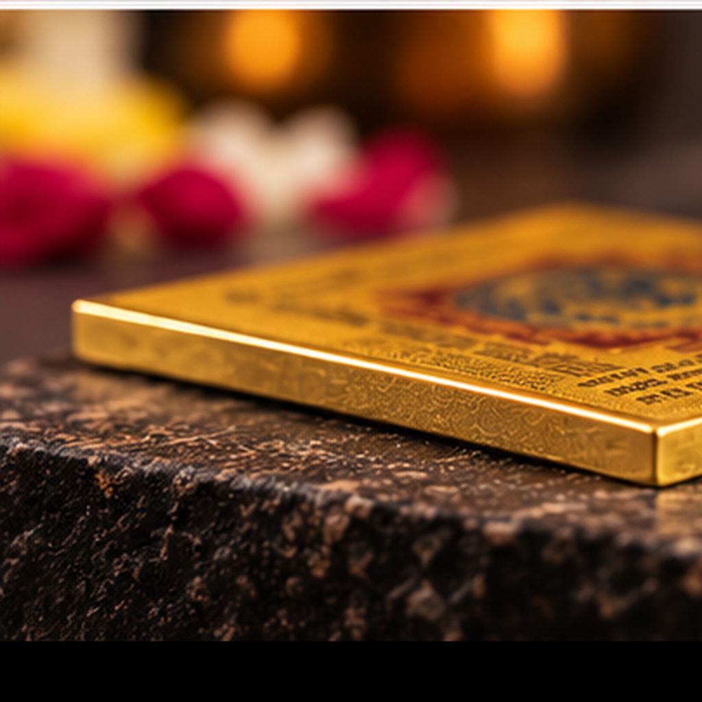 DEVAASTHA Bagalamukhi Yantra — side and thickness view