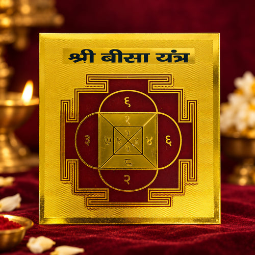 DEVAASTHA Bisa Yantra — macro detail
