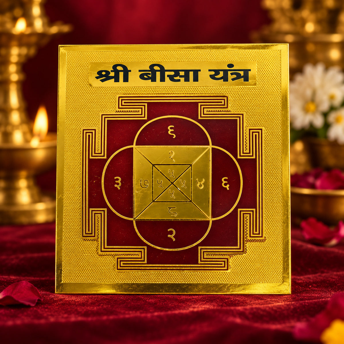 DEVAASTHA Bisa Yantra — clean front view