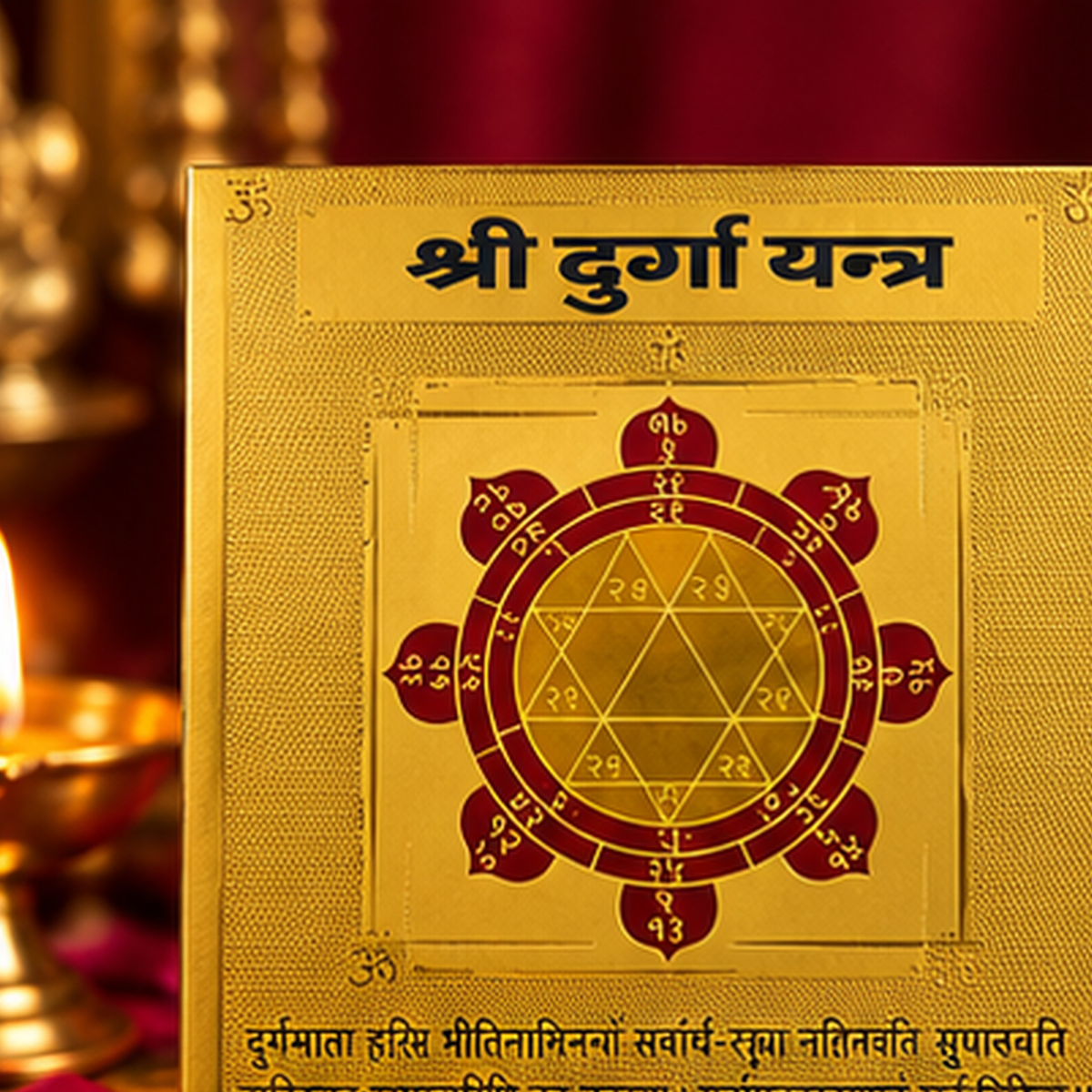 DEVAASTHA Durga Yantra — hero front view