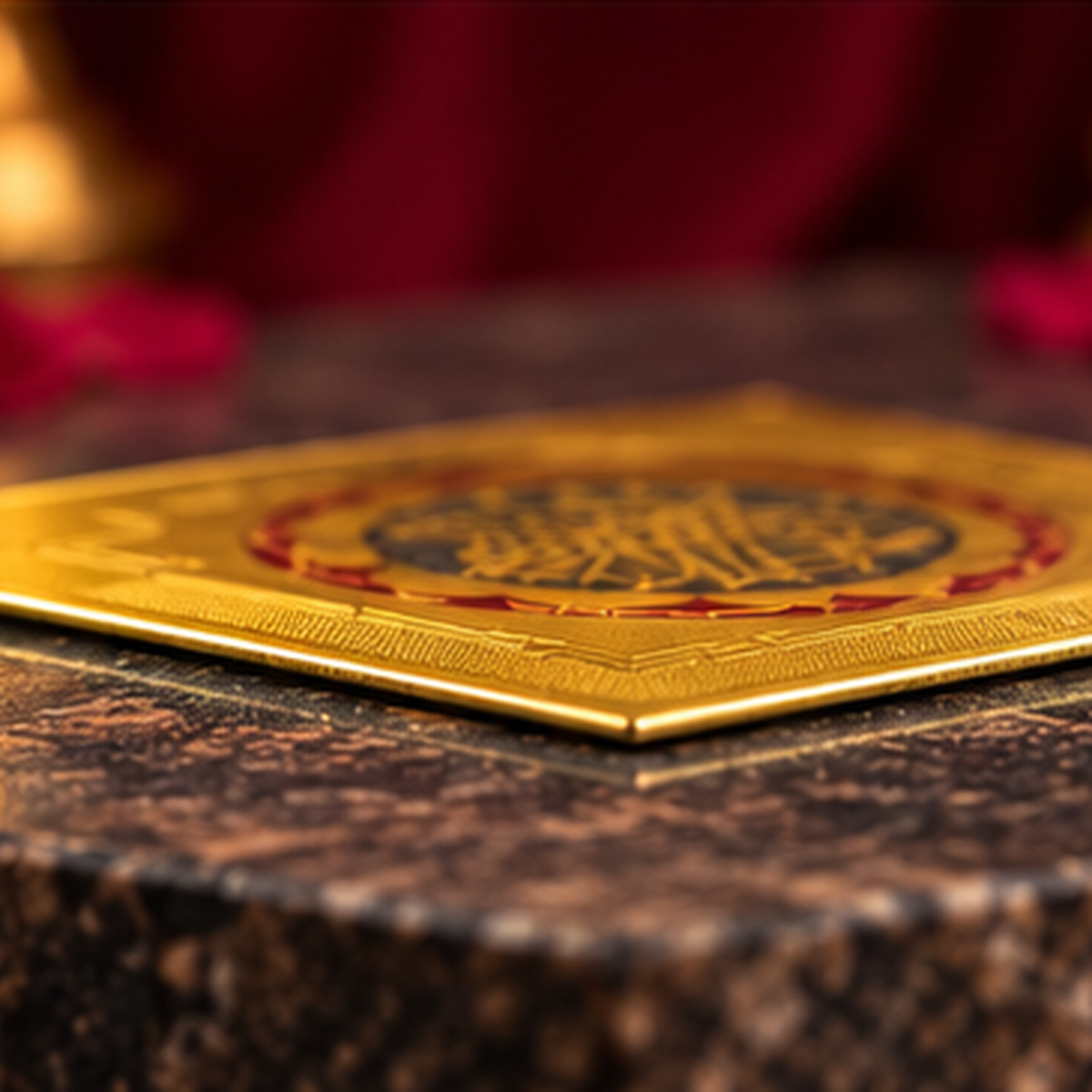 DEVAASTHA Gauri Yantra — side and thickness view