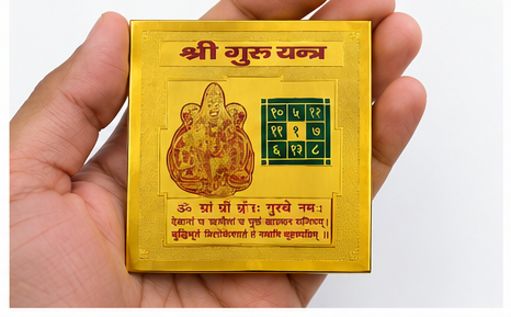DEVAASTHA Guru / Brihaspati Yantra — size reference