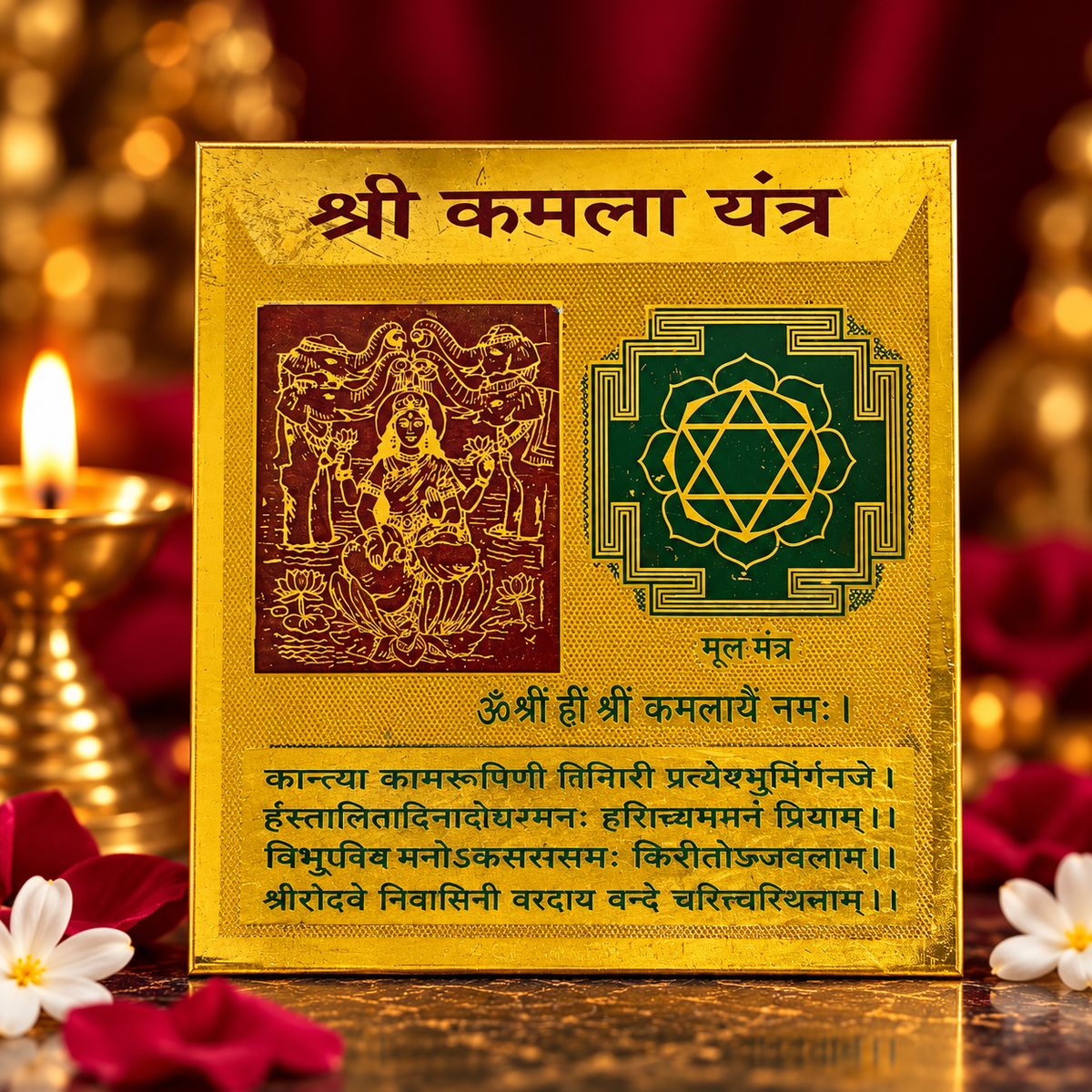 DEVAASTHA Kamala Yantra — hero front view