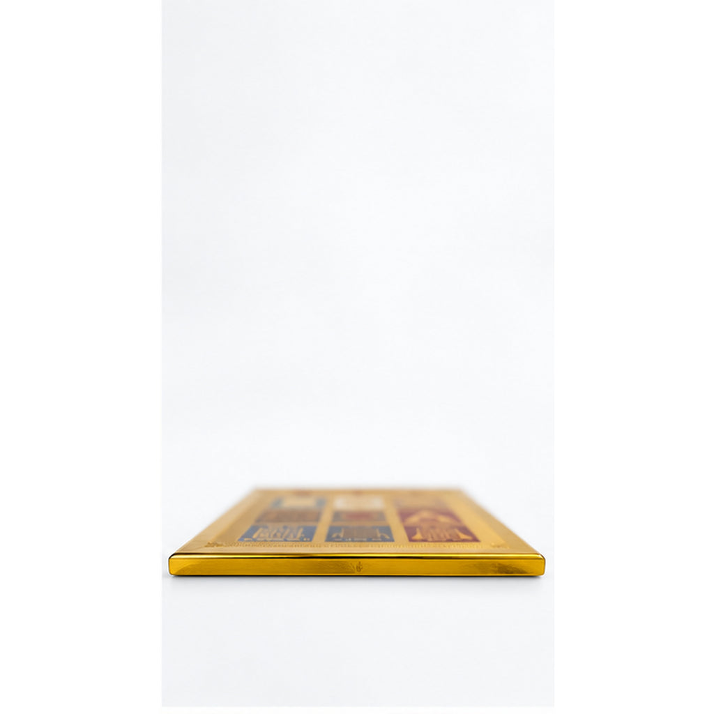 DEVAASTHA Navagraha Yantra — side profile and thickness view