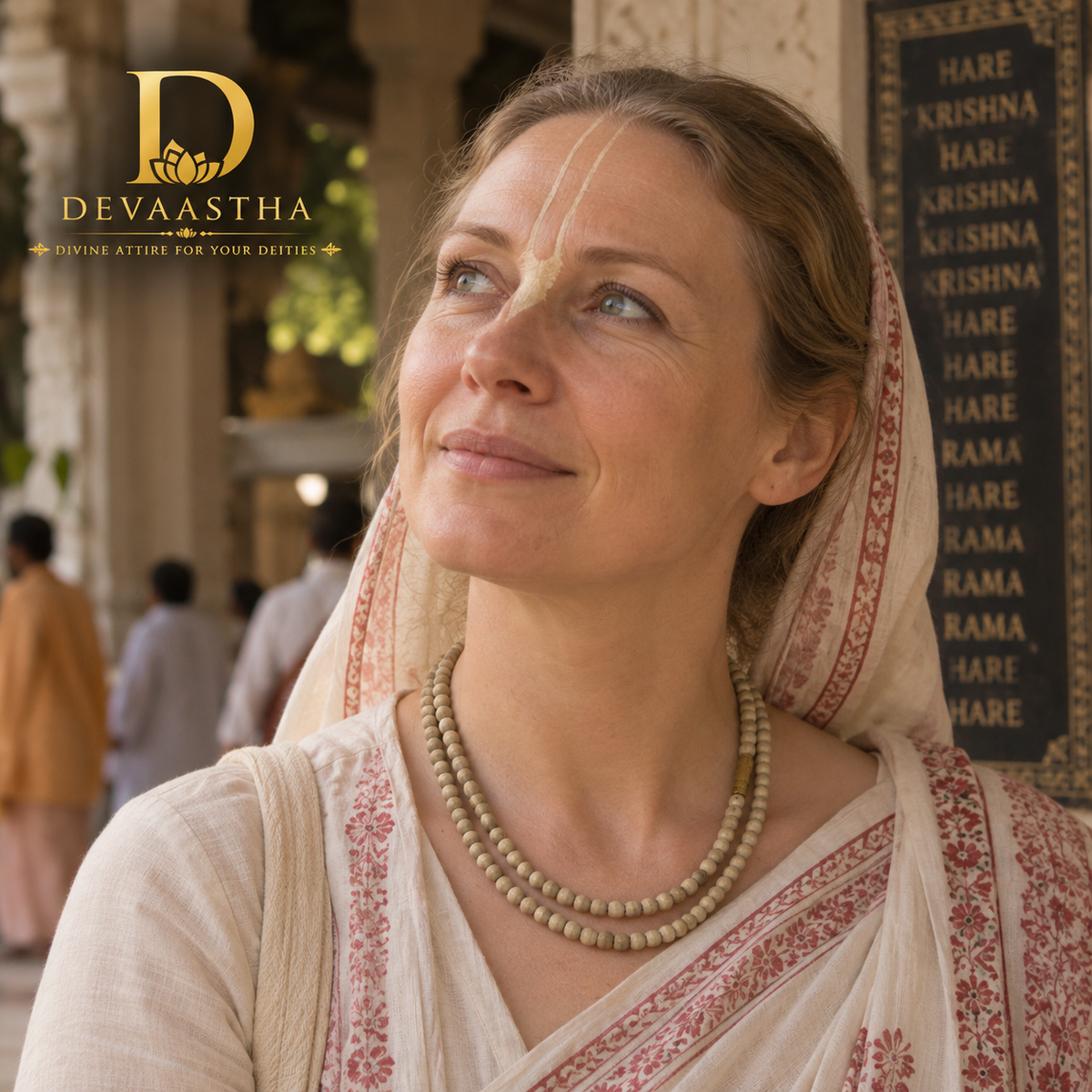 DEVAASTHA Tulsi Mala — devotional wear presentation