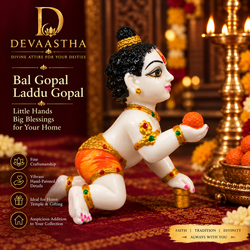Laddu Gopal Ji (Marble Dust) 5 No